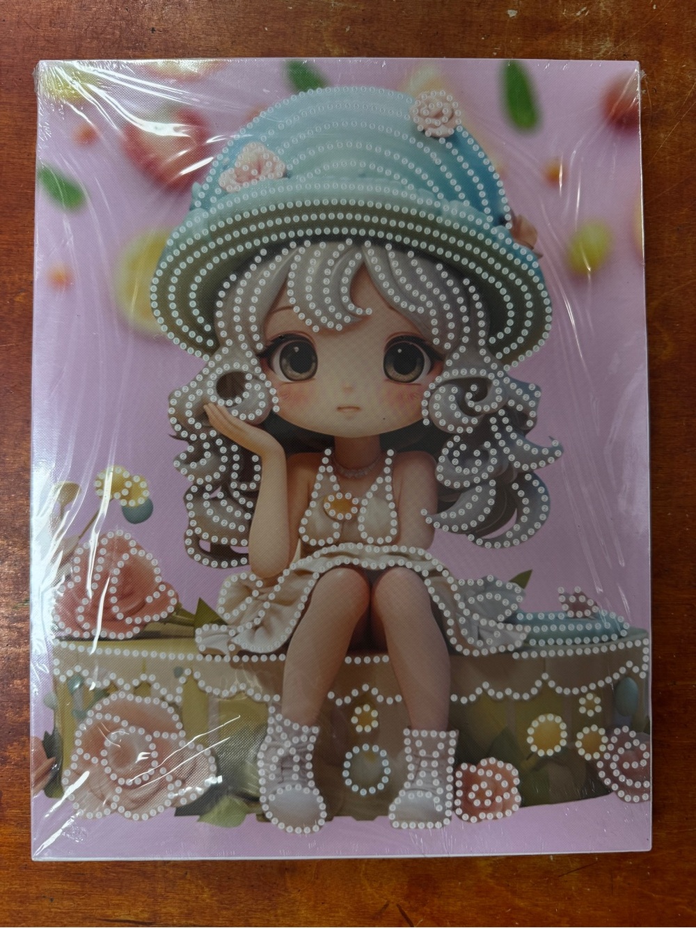 DIY Diamond Painting Kit Cute Princess Girl Canvas Art Craft New